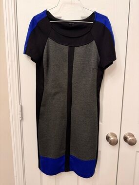 Venus Black Grey Blue Dress